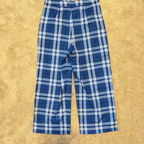 EUC UO Daisy Plaid Zip- Front Wide Leg Pants - Picture 9 of 11
